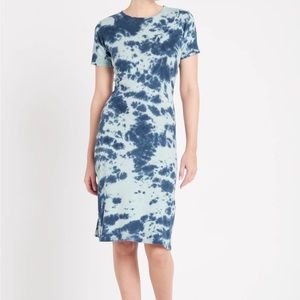 Mother midi cotton linen blend Tee dress